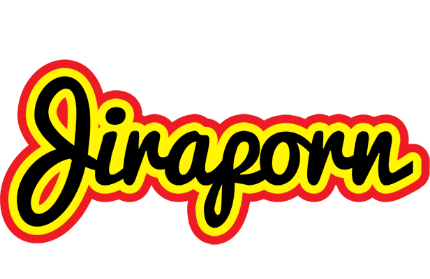 Jiraporn flaming logo