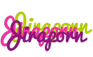 Jiraporn flowers logo