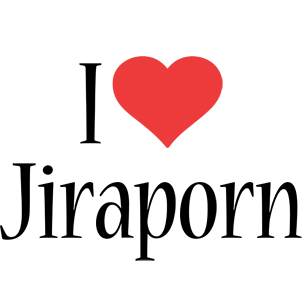 Jiraporn i-love logo