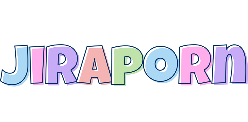 Jiraporn pastel logo