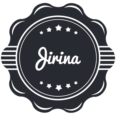Jirina badge logo