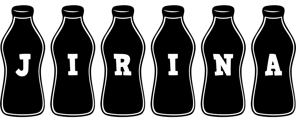 Jirina bottle logo