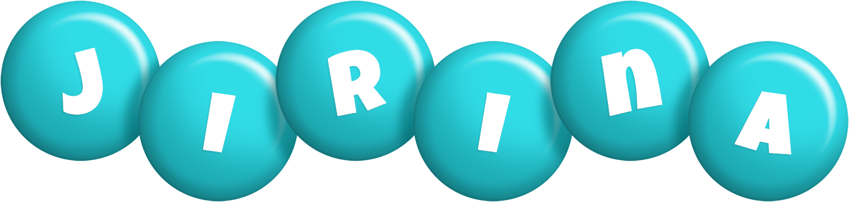 Jirina candy-azur logo