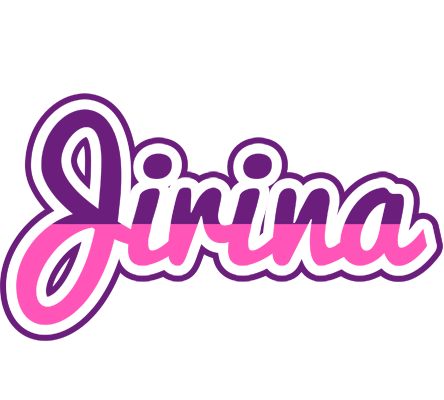 Jirina cheerful logo