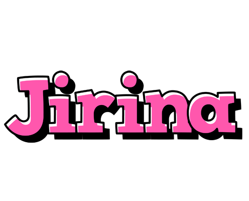 Jirina girlish logo