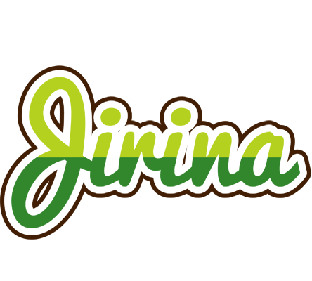Jirina golfing logo