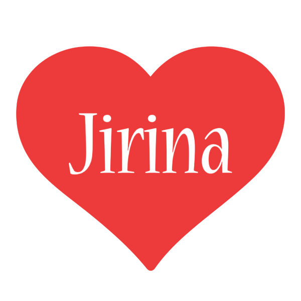 Jirina love logo