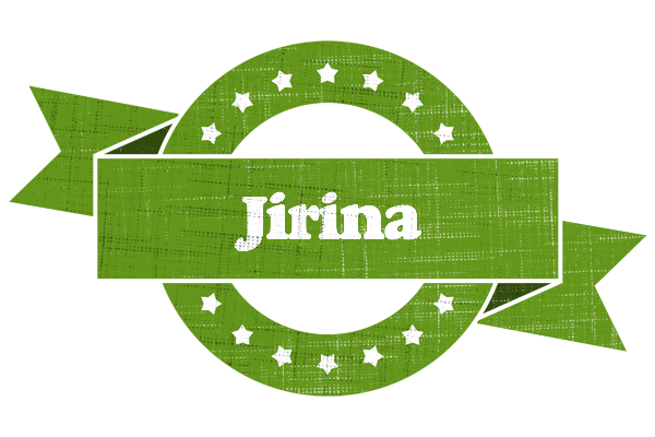 Jirina natural logo