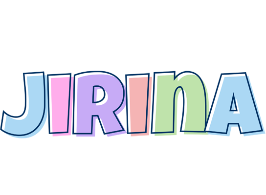 Jirina pastel logo