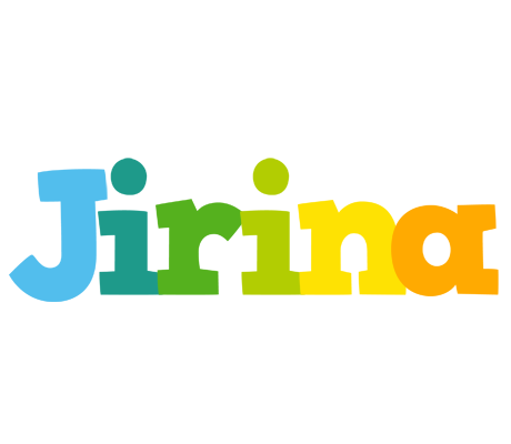 Jirina rainbows logo