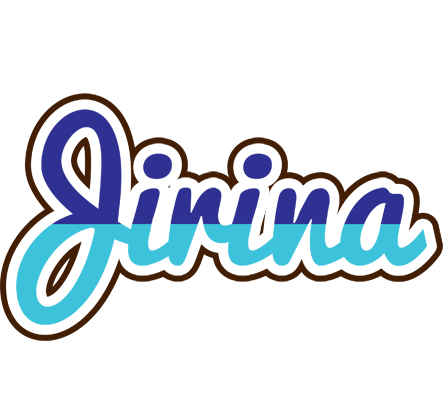 Jirina raining logo