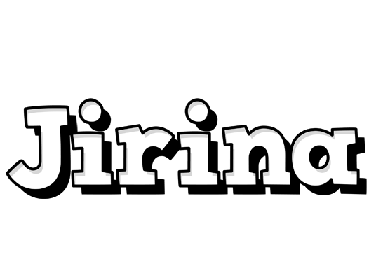 Jirina snowing logo
