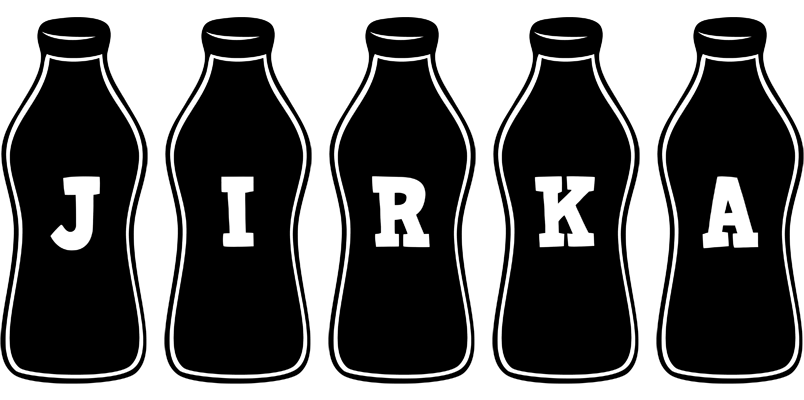 Jirka bottle logo