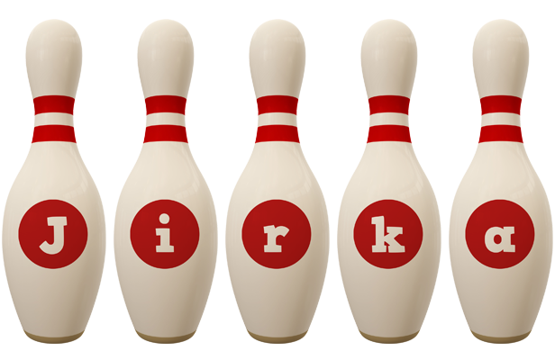 Jirka bowling-pin logo