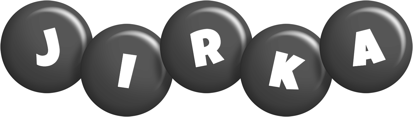Jirka candy-black logo