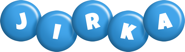 Jirka candy-blue logo