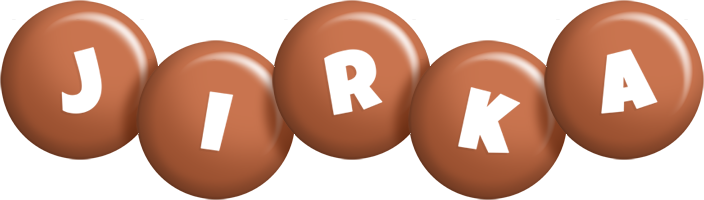 Jirka candy-brown logo