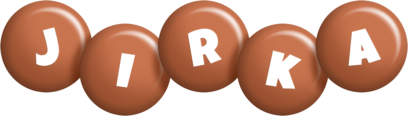 Jirka candy-brown logo