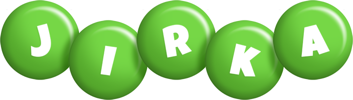 Jirka candy-green logo