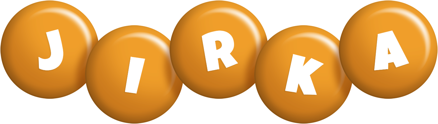 Jirka candy-orange logo