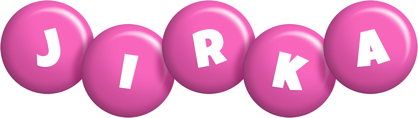 Jirka candy-pink logo