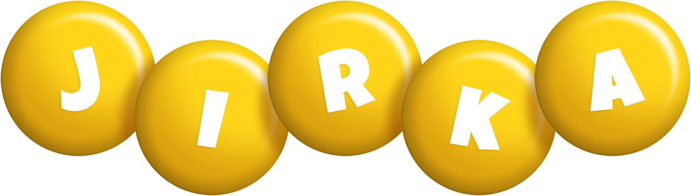 Jirka candy-yellow logo