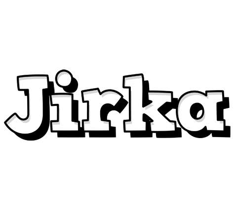 Jirka snowing logo
