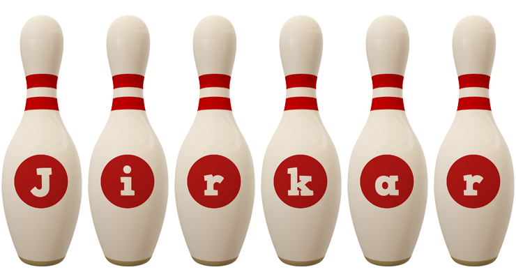 Jirkar bowling-pin logo