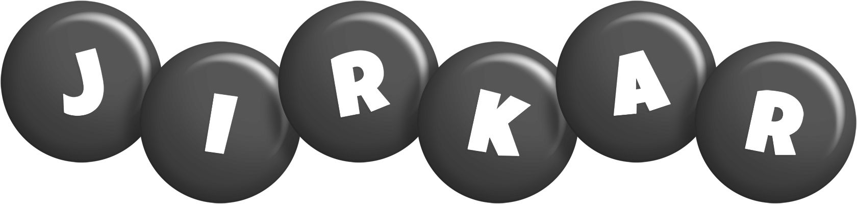 Jirkar candy-black logo