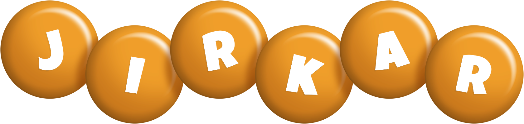 Jirkar candy-orange logo