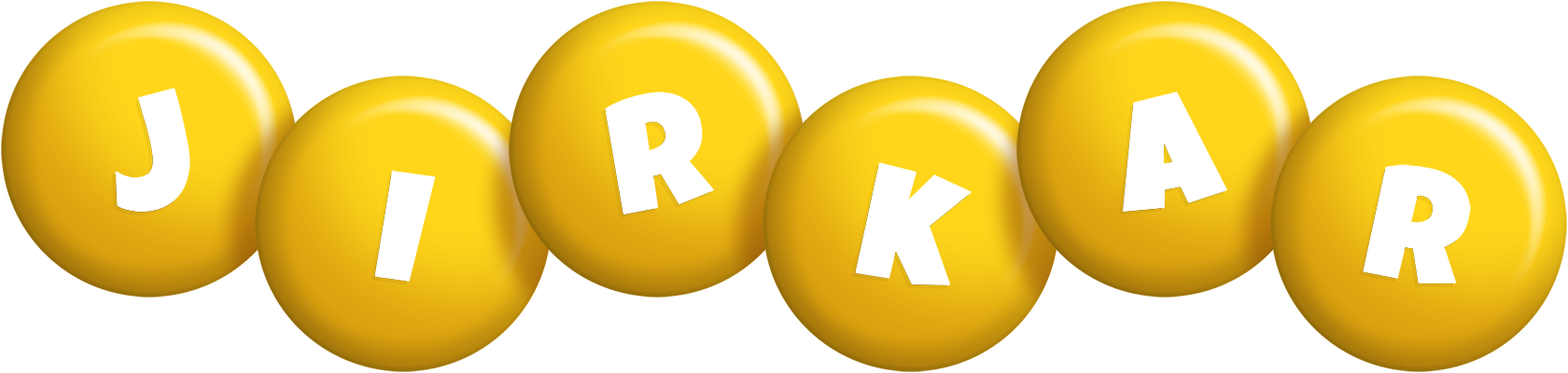Jirkar candy-yellow logo
