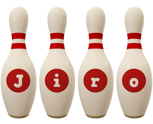 Jiro bowling-pin logo