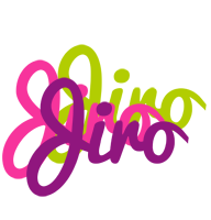 Jiro flowers logo