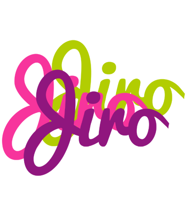 Jiro flowers logo
