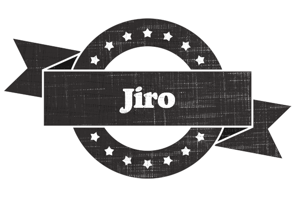 Jiro grunge logo
