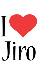Jiro i-love logo