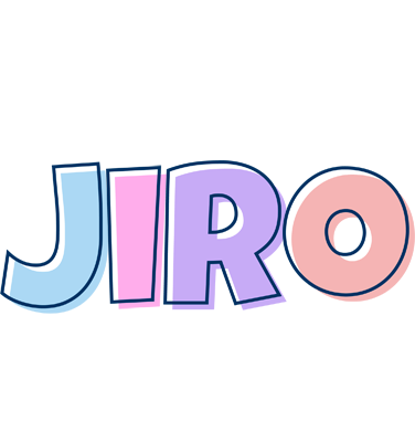 Jiro pastel logo