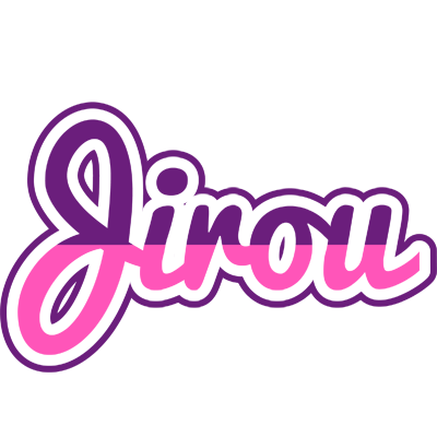 Jirou cheerful logo