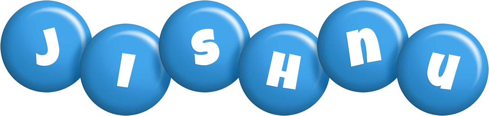 Jishnu candy-blue logo