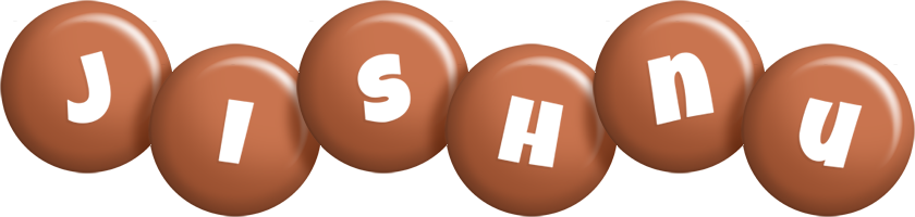 Jishnu candy-brown logo