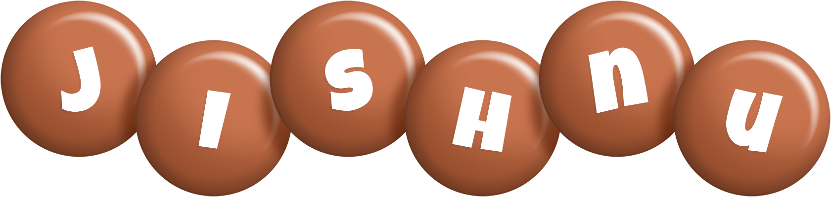 Jishnu candy-brown logo