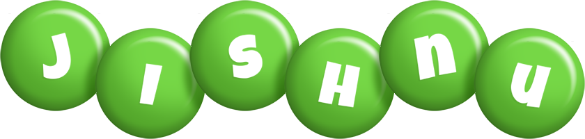 Jishnu candy-green logo