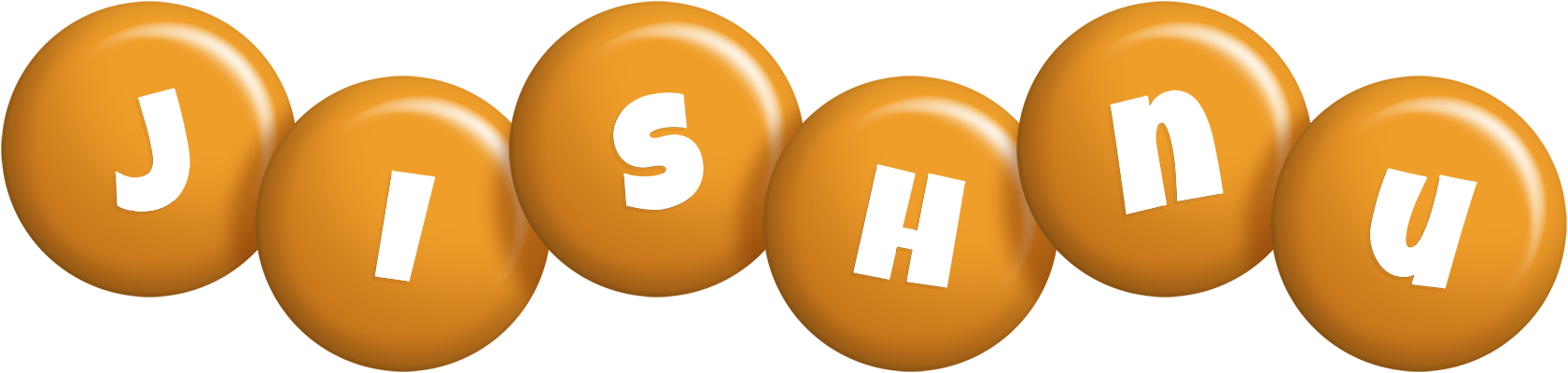 Jishnu candy-orange logo