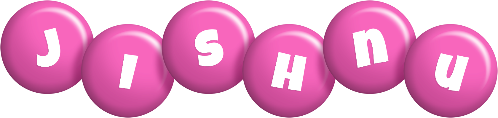 Jishnu candy-pink logo