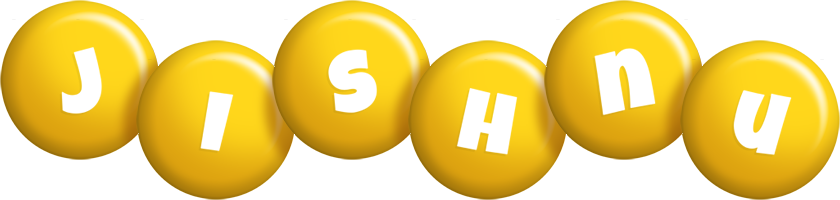 Jishnu candy-yellow logo