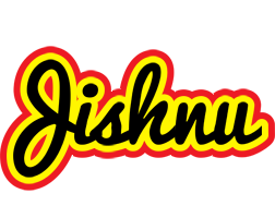 Jishnu flaming logo