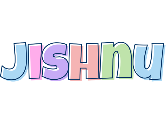 Jishnu pastel logo
