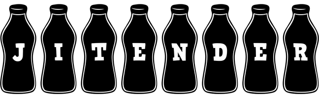 Jitender bottle logo