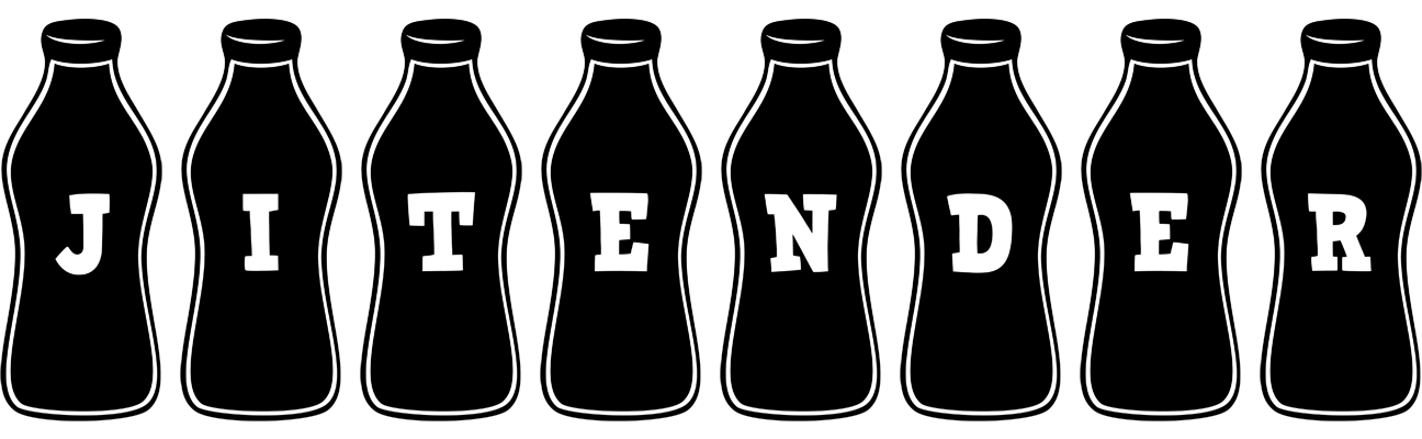 Jitender bottle logo