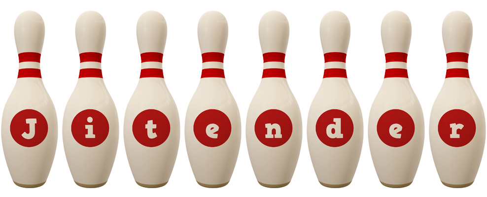 Jitender bowling-pin logo